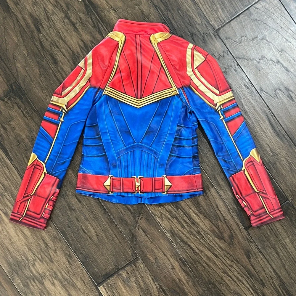 Captain Marvel Disney Superhero Costume - Red and Blue - Picture 4 of 6